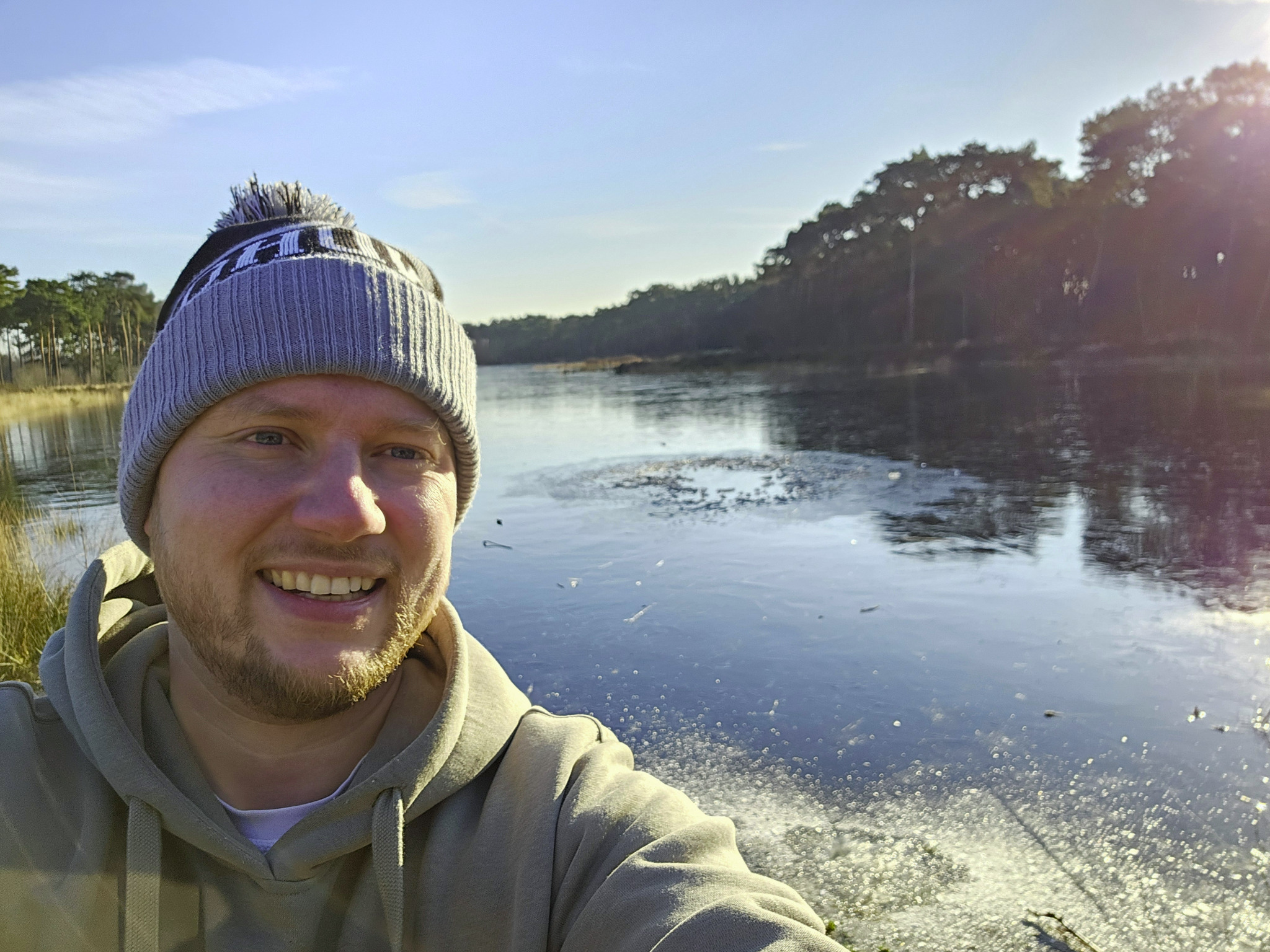 Dirk in een ijsbad